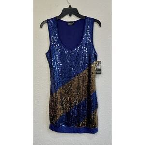 Chaudry Sequin Tank Top NWT Size 10